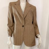 GF GIANFRANCO FERRE Giacca blazer beige puntinata