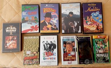 9 VHS BC Roger Rabbit Zanna Bianca Aladdin altri..