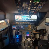 737 home cockpit flight simulator