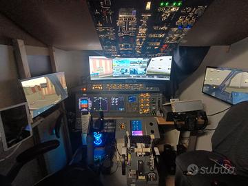 737 home cockpit flight simulator