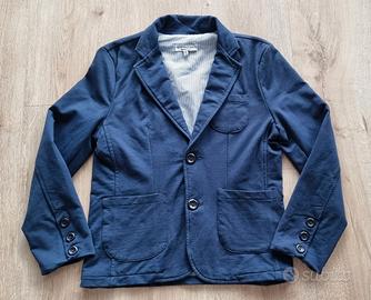 Blazer giacca blu cotone bambino tg 9/10 anni TDM