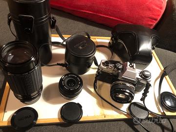 Olympus om10 + obiettivi