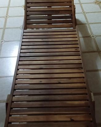 Lettino in legno