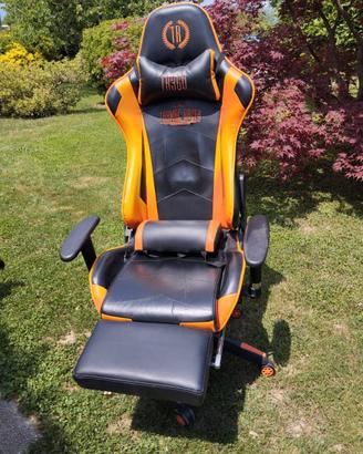 Sedia Gaming Tarmac Racer TR360 Poggiapiedi