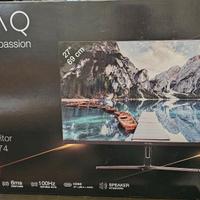 Monitor PEAQ 27” Full HD come nuovo con scontrino