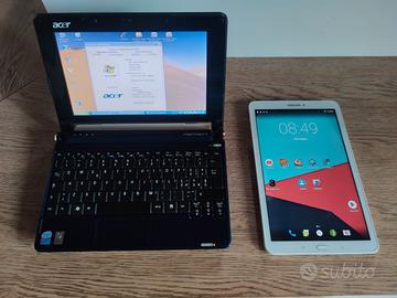 Acer Aspire one + Tablet Samsung 