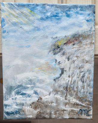 Quadro "A picco sul mare" My Painting Path 24×30