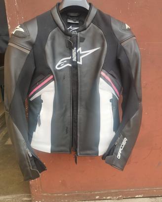 giubbotto moto donna