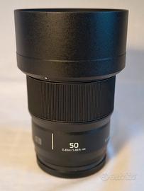 Obiettivo Panasonic Lumix S 50 mm f1.8 in garanzia