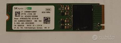 SSD SK Hynix 256GB M.2 NVMe