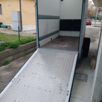 Rimorchio furgone S7 con rampa ellebi 1300kg