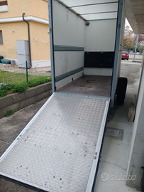 Rimorchio furgone S7 con rampa ellebi 1300kg