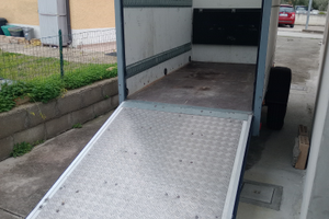 Rimorchio furgone S7 con rampa ellebi 1300kg