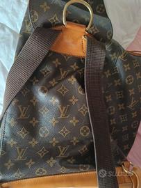 Zaino Montsuoris Luis Vuitton in pelle