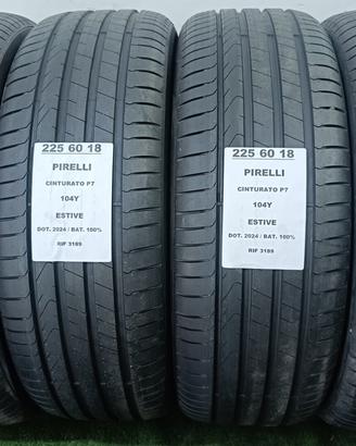 4 GOMME 225 60 18 PIRELLI 100% 2024 RIF3189