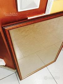 Cornice in legno 75 X 55 completa arte povera