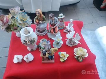 14 oggetti Capodimonte 