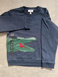 Lacoste felpa 8 anni