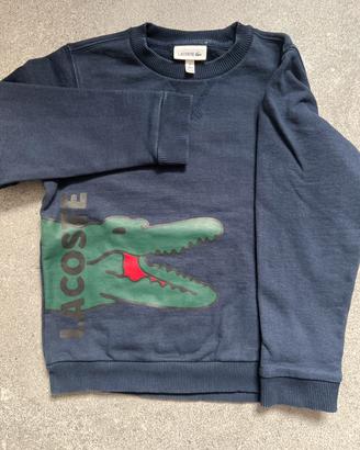 Lacoste felpa 8 anni
