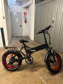 E-Bike in alluminio pieghevole