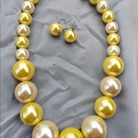 Set collana e orecchini bigiotteria