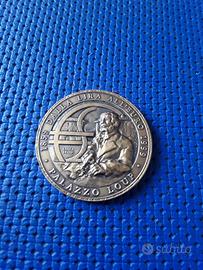 Medaglia In bronzo che celebra la lira all'euro 