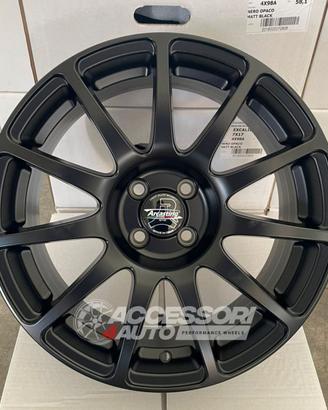 Set cerchi in lega 17 ABARTH Arcasting Excalibur
