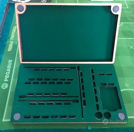 Valigetta in legno per squadre subbuteo