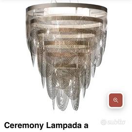 Lampadario Ceremony Pendant bianco di Slamp