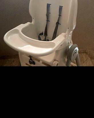 Seggiolone Pappa CAM Campione – Bianco/Grigio 