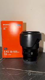 Obbiettivo Sony E PZ 18-105mm f4 G OSS