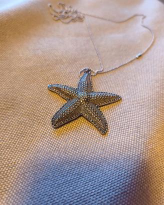 Collana con ciondolo stella marina