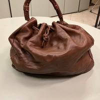 Borsa a secchiello mappa marrone