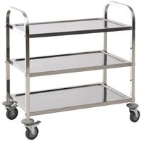 CARRELLO PORTAVIVANDE IN ACCIAIO INOX