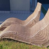 2 chaise longue sdraio in vimini IKEA Karlskrona