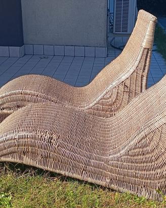 2 chaise longue sdraio in vimini IKEA Karlskrona
