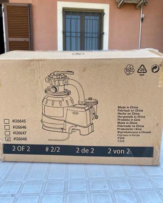 Kit piscina Intex con Pompa Filtro a Sabbia