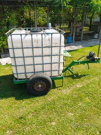 cisterna con pompa per irrigazione 