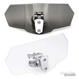 Deflettore paravento spoiler regolabile moto unive