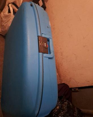 Delsey Valigia grande Azzurra rigida Combinazione