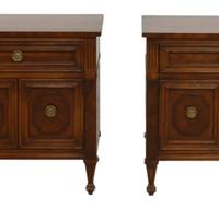 Coppia comodini in legno pregiato