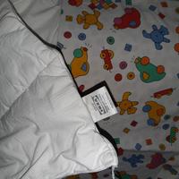 piumino con copripiumino lettino