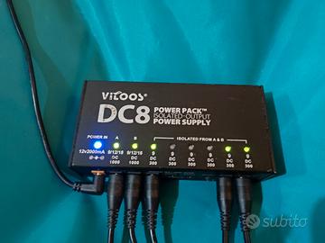 Alimentatore per Pedali Vitoos DC 8 Power Supply