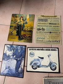 Quadretti vintage vespa
