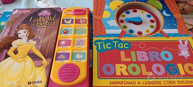 libro orologio e la bella e la bestia