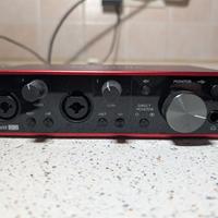 SCHEDA AUDIO FOCUSRITE +mic Samson 