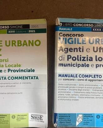 Libri concorso polizia municipale vigile urbano