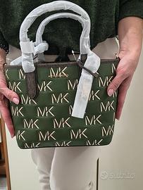 Michael Kors Eliza XS Open Tote – Amazon Green