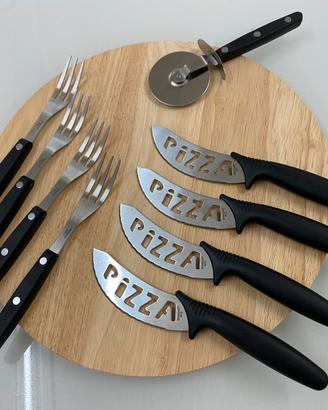 Tagliere pizza set 10 pz.
