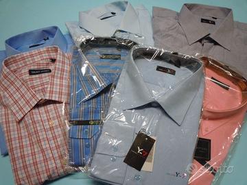 11 Camicie uomo taglie grandi manica corta NUOVE